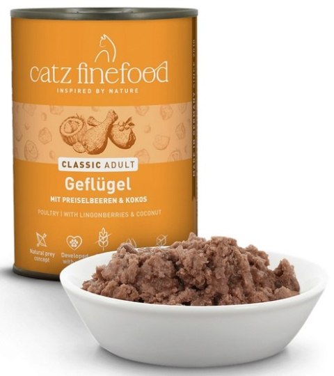 Catz Finefood Classic Drób (N.03) puszka 400g
