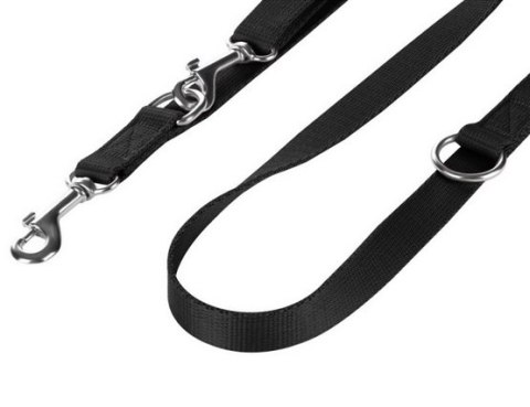 CHABA Smycz taśma regulowana S 10mm/260cm czarna