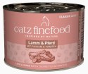 Catz Finefood Classic N.19 Jagnięcina i Konina puszka 200g