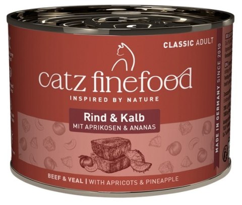 Catz Finefood Classic Wołowina i cielęcina (N.07) puszka 200g