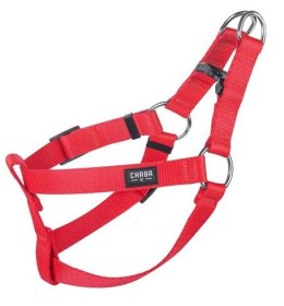 CHABA Szelki taśma regulowane nr 4 - obwód 70cm czerwone