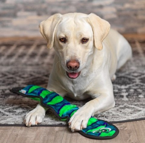 Outward Hound Invincibles Snake blue/green 3 piszczałki [32067]