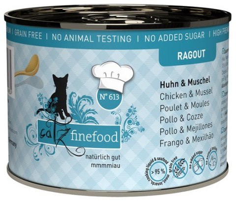 Catz Finefood Ragout in Sauce Kurczak i Omułek (N.613) puszka 190g