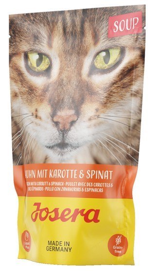 Josera Kot Zupa Kurczak z marchewką i szpinakiem saszetka 70g