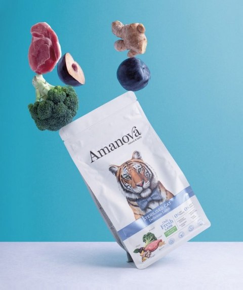 Amanova Cat Sterilised Delicious Lamb - jagnięcina 4kg