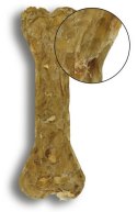 BUBAlicious Kość Puppy & Senior z królikiem oraz dodatkiem glukozaminy i chondroityny - wsparcie stawów 17cm [3717]