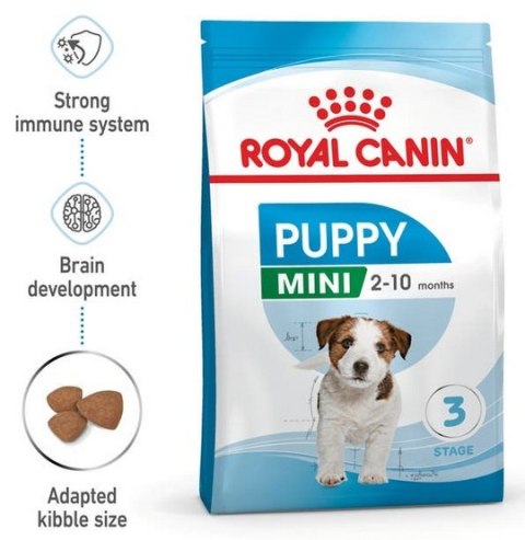 Royal Canin Mini Puppy karma sucha dla szczeniąt, od 2 do 10 miesiąca życia, ras małych 4kg