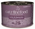 Catz Finefood Classic N.11 Jagnięcina i Królik puszka 200g