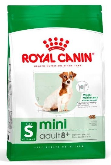 Royal Canin Mini Adult 8+ karma sucha dla psów starszych od 8 do 12 roku życia, ras małych 2kg