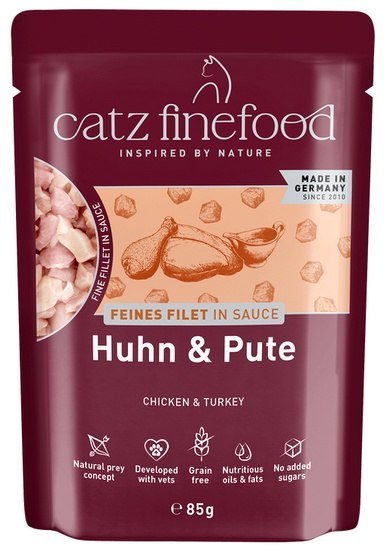 Catz Finefood Feines Filet In Sauce Kurczak i indyk saszetka 85g