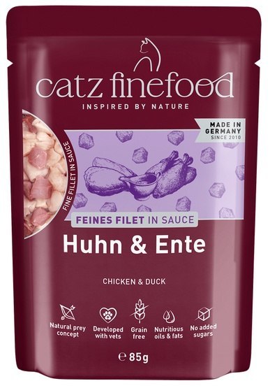 Catz Finefood Feines Filet In Sauce Kurczak i kaczka saszetka 85g