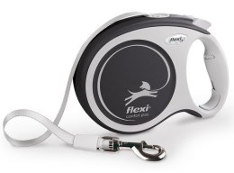 Flexi New Comfort Plus Smycz taśma L 8m szara