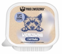 Paka Zwierzaka Wieprzowina z borówką tacka 150g